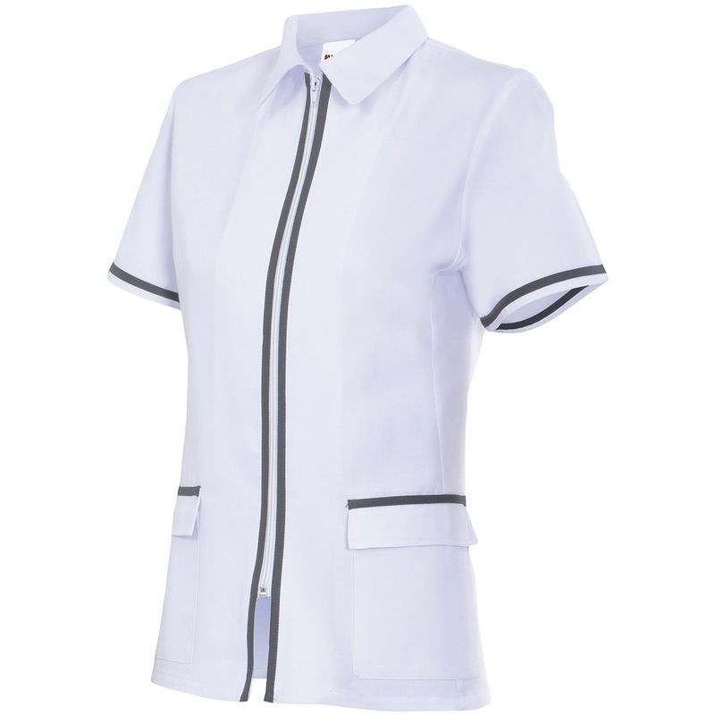 

Velilla - CHAQUETA SEMI ENTALLADA DE MANGA CORTA Blanco 8