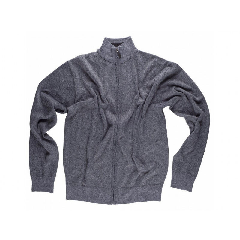 

Chaqueta de punto fino con cierre de cremallera S5603 | Gris - L - Workteam