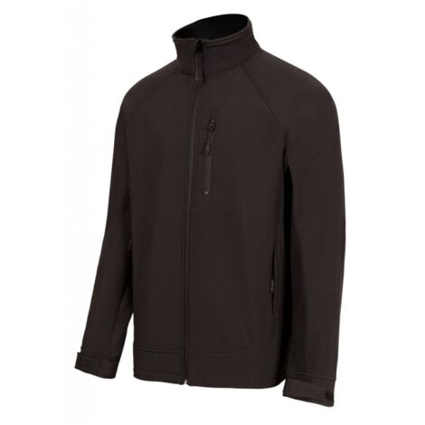 Chaqueta sofshell con tapeta interna multibolsillos VELILLA Serie 206005 Negro - XS