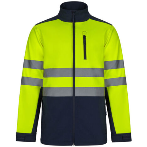 Chaqueta SOFT SHELL BICOLOR Alta Visibilidad. Serie 306006