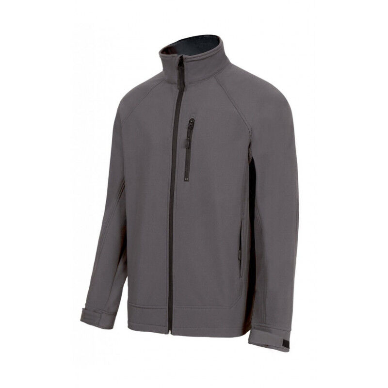 

Chaqueta sofshell con tapeta interna multibolsillos VELILLA Serie 206005 | Gris - S