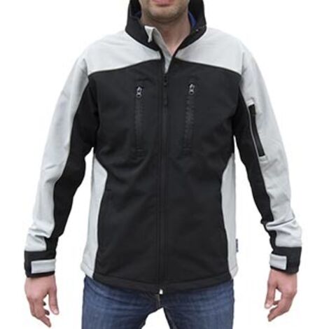 CHAQUETA SOFTSHELL BICOLOR TALLA XXL