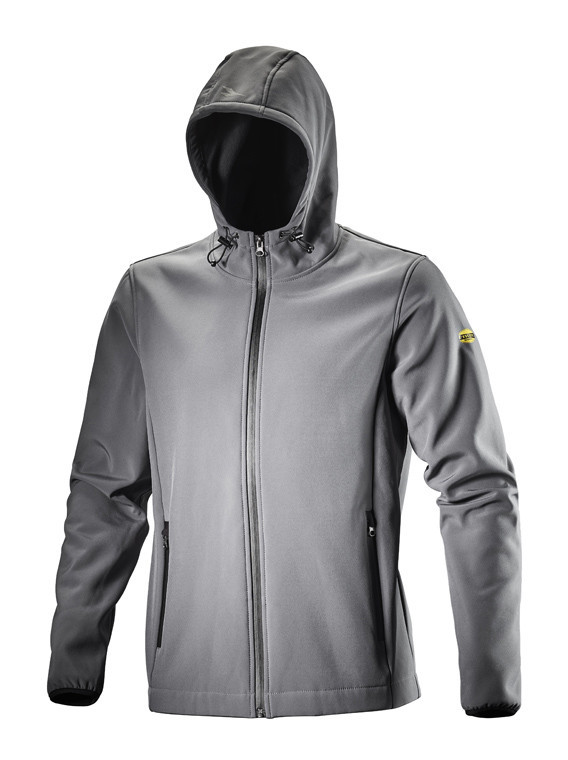 

Chaqueta Softshell Capucha Gris TXxl - DIADORA - 702173554-75070..