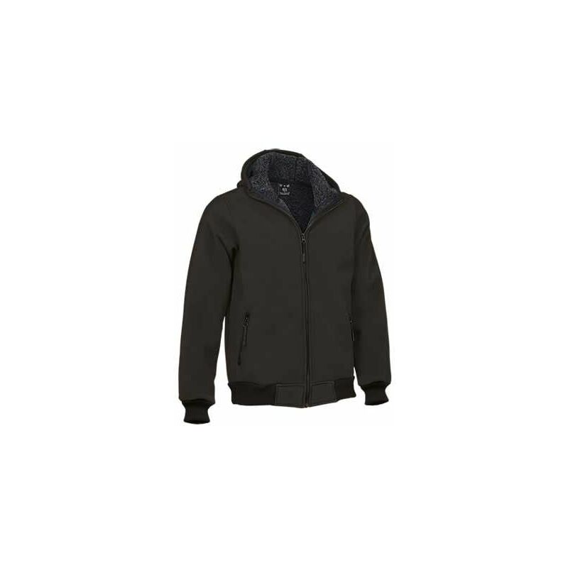 

Chaqueta softshell de protección térmica VALENTO Blummer | Negro - 6/8 niño