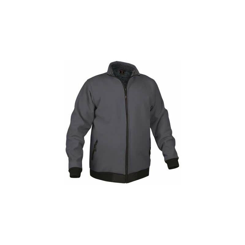 

Chaqueta softshell con cremallera larga VALENTO Alaska | Gris - S