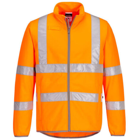 Chaqueta Softshell de Alta Visibilidad Ecológica - Dos Capas / Naranja / XXXL