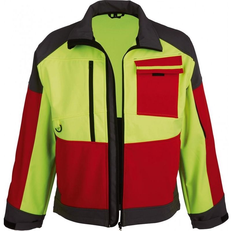 

Chaqueta Softshell ForestJackRed Talla 2XL rojo/antracita/amarillo