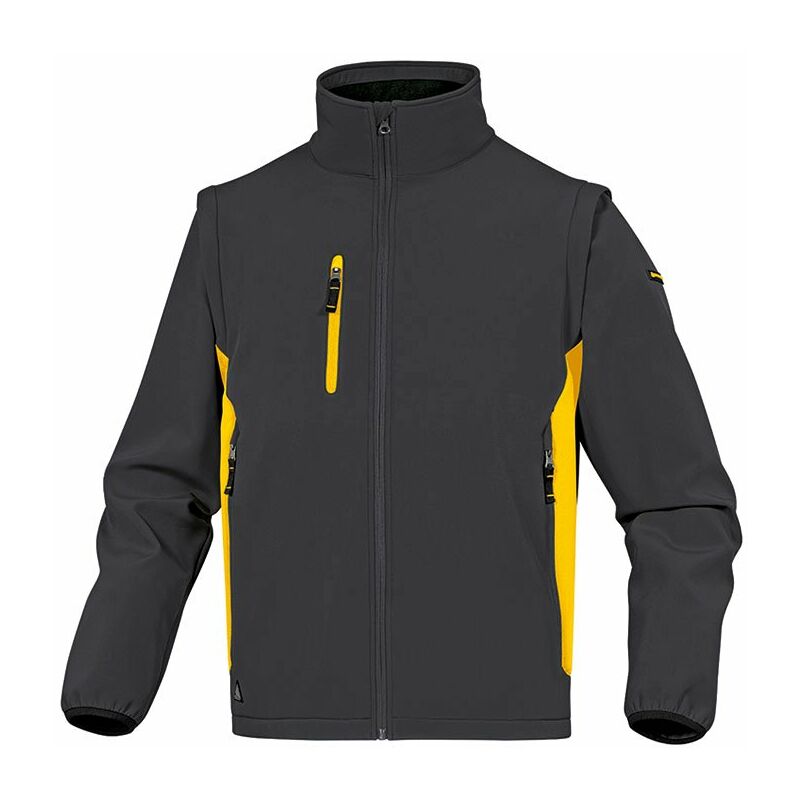 

Delta Plus - CHAQUETA SOFTSHELL GRIS/AMARILLO T/M