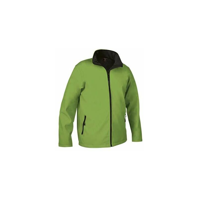 

Chaqueta softshell hidrofugada y cortavientos VALENTO Horizon | Verde manzana - 6/8