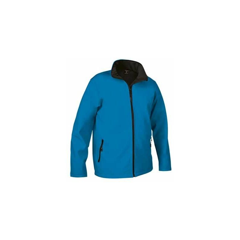 

Chaqueta softshell hidrofugada y cortavientos VALENTO Horizon | XL - Azul tropical