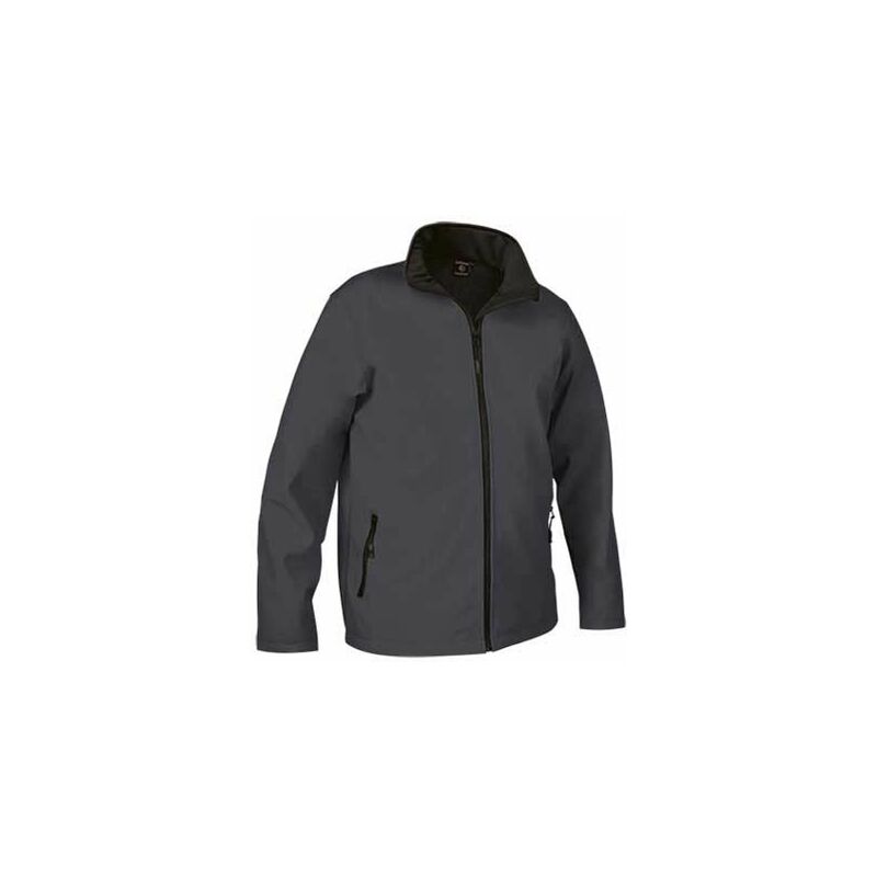 

Chaqueta softshell hidrofugada y cortavientos VALENTO Horizon | Gris carbón - 4/5