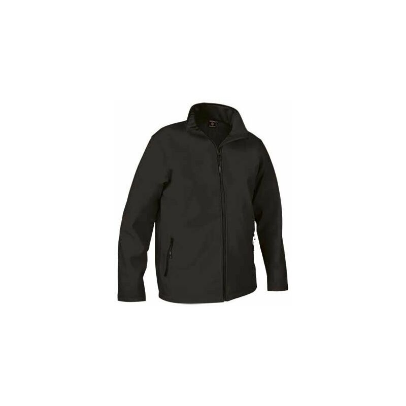 

Chaqueta softshell hidrofugada y cortavientos VALENTO Horizon | Negro - 4/5