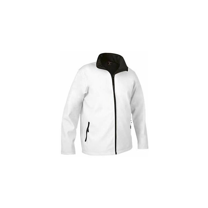 

Chaqueta softshell hidrofugada y cortavientos VALENTO Horizon | Blanco - 3