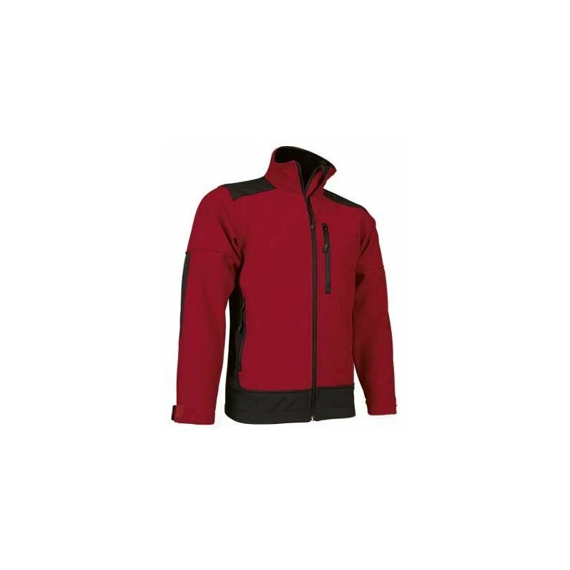 

Chaqueta softshell hidrofugada VALENTO Saponi | 6/8 - Rojo loto