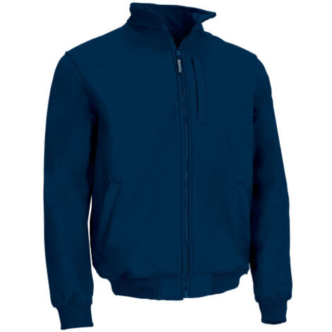 Chaqueta softshell multibolsillos con efecto cortavientos, hidro-repelente y alta retención térmica VALENTO EPSILON XL Azul marino orión
