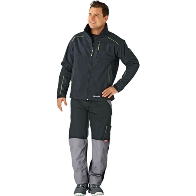 

Chaqueta softshell neón talla L gris / verde