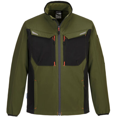 Chaqueta Softshell WX3 (3 capas) Verde oliva S
