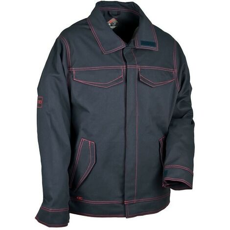 chaqueta soldador 100% algodon con tratatamiento antillama cofra flametec tallas 52-60 tallaje talla 60