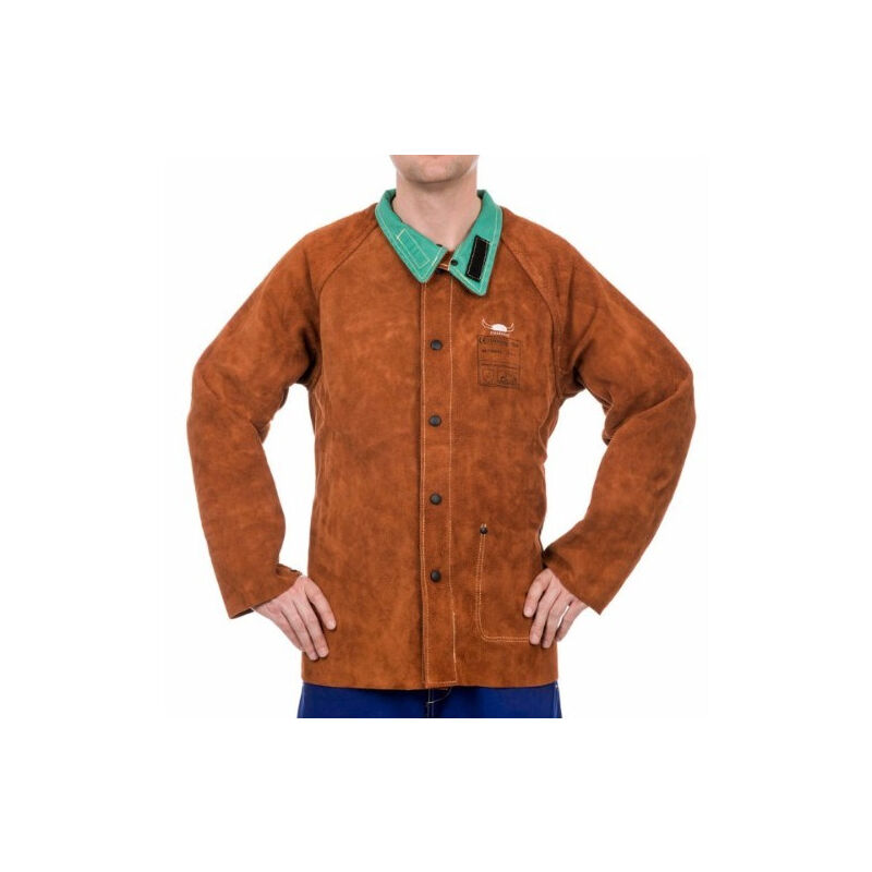 

Chaqueta profesional de soldador WELDAS Lava Brown | XL