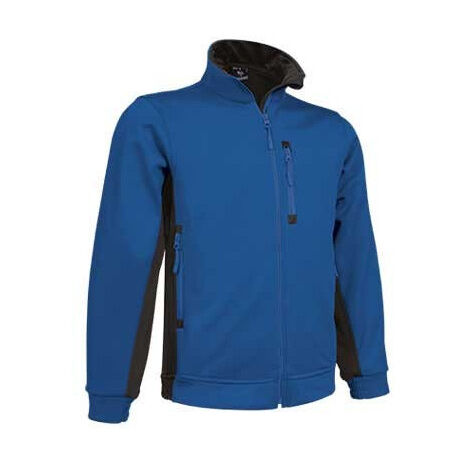 Chaqueta técnica con cremallera larga VALENTO Peak 6/8 niño Azul Royal/Negro