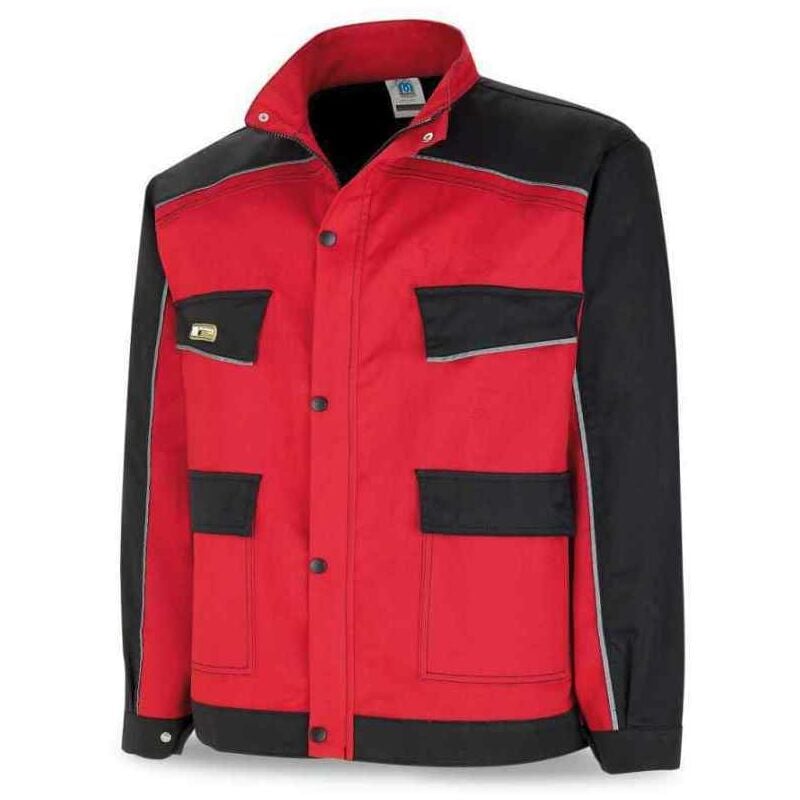 

Marca Proteccion Laboral - CHAQUETA TERGAL CANVAS ROJO NEGRA 48-50