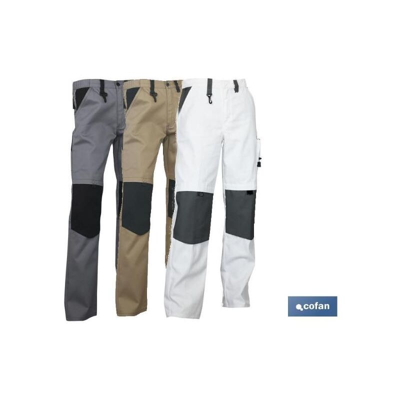 

Otros - Pantalon trabajo lenoir 280gmsm gris-negro t-60