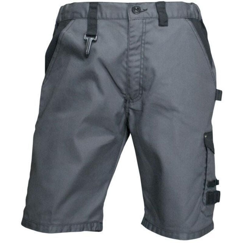 

PLIMPO bermudas de trabajo poulsen 280gms/m gris-negro t-46