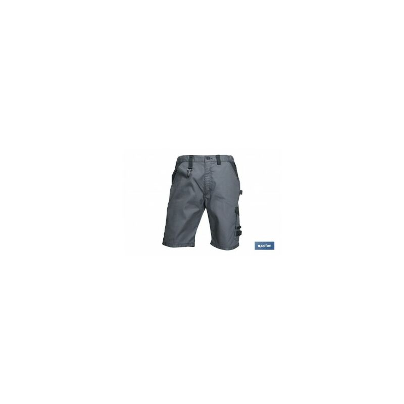 

Bermudas de trabajo poulsen 280gmsm beis-negro t-42