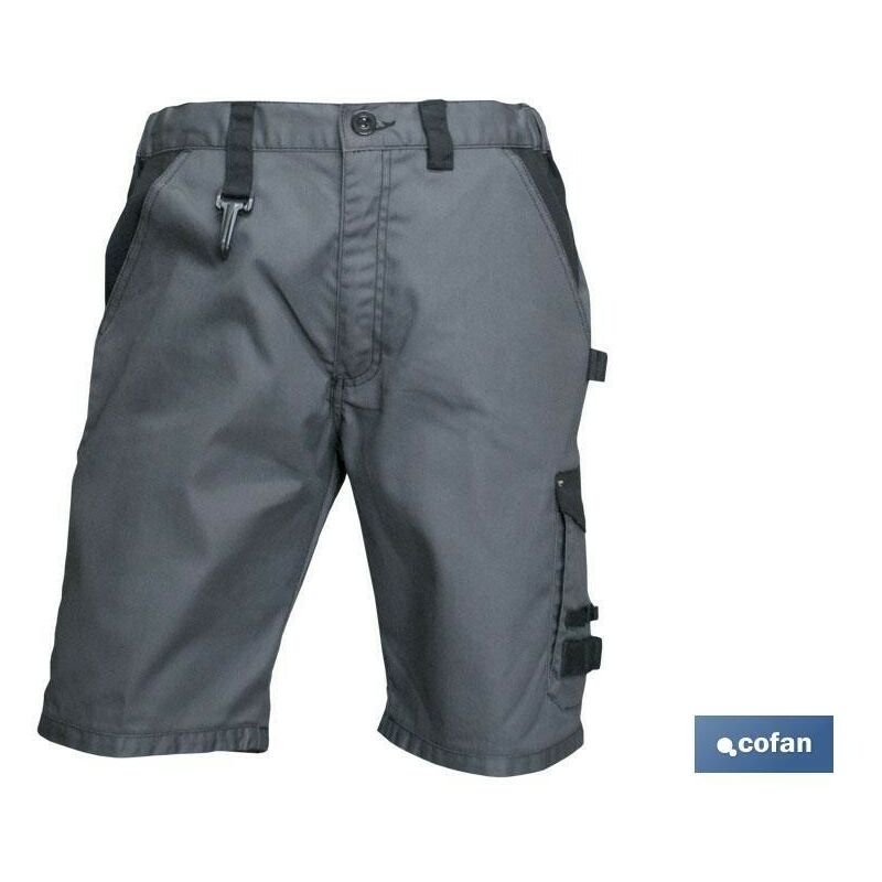

Bermudas de trabajo poulsen 280gmsm beis-negro t-46