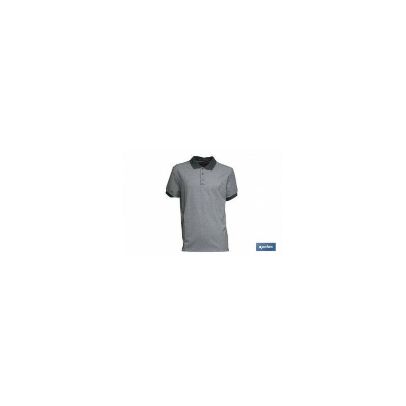 

Polo 2 tonos verdon 160gmsm beis-negro talla m