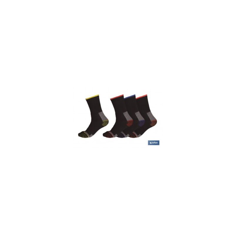 

Set 4 pares calcetines reforzados cpoliamida t-4345