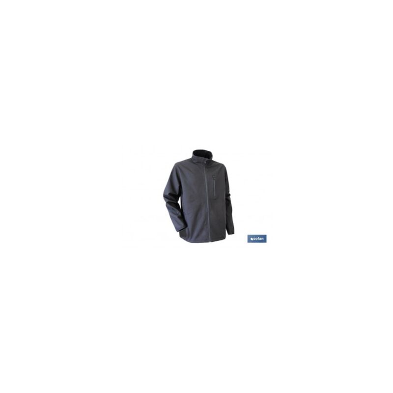 

Chaqueta soft shell negra lister 340gm talla xxxl