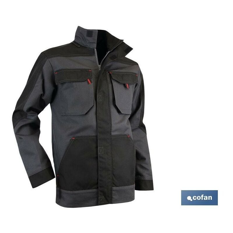 

Chaqueta trabajo galileo 300gmsm gris-negro t-xxxl