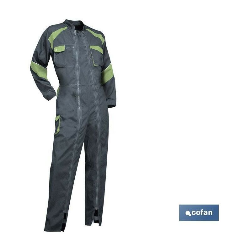 

Buzo gris orge con 2 cremalleras para mujer t-m