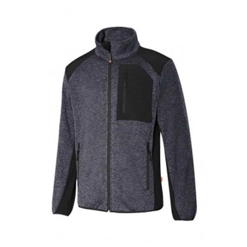 

Chaqueta trabajo s tejido punto mltibol gr/neg velilla