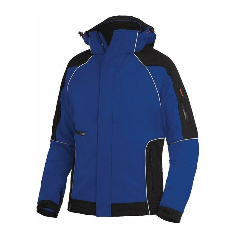 

FHB - Chaqueta softshell WALTER talla S royal / negro