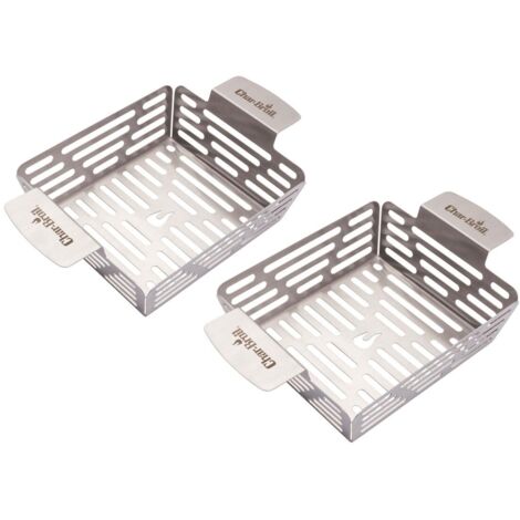 Char-Broil 140016 - Cestelli del sistema accessorio GRILL+® (2 pezzi)