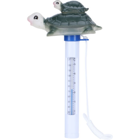Charakterförmiges Poolthermometer mit Seil - Für Whirlpools, Spas und Teiche
