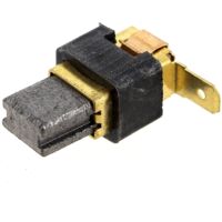 10 Capuchons De Support Pour Balais Charbon - Noir - 12mm De Diamètre - Marque Uxcell