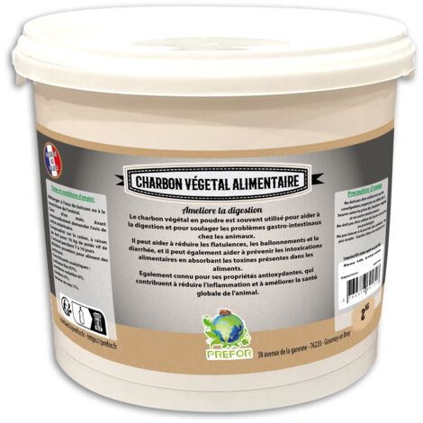 Charbon végétal seau 10L 2kg