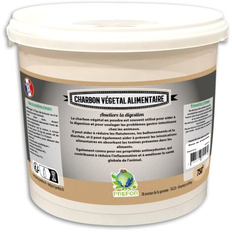 Charbon Végétal Volailles Seau 750g - Prefor