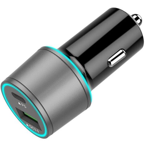Charg de voiture Usb-c Pd Prise allume-cigare de voiture Type C Charg de voiture