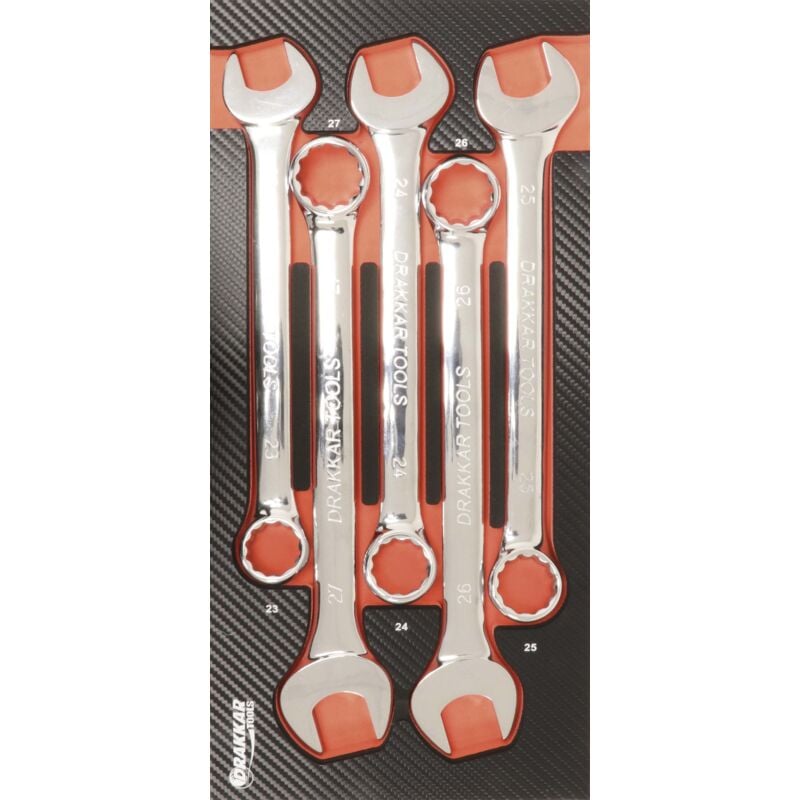 Drakkar Equipement - Module mousse finition carbone cles mixtes 23 drakkar tools - 09871