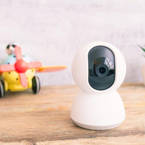 Cámara espía de cámara oculta panorámica, ángulo de rotación libre 1080P  Cámara ajustable flexible con detección de movimiento, cámara de niñera  para