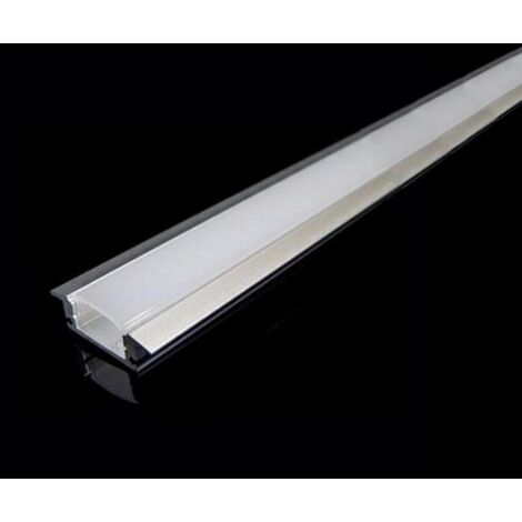 Canaleta aluminio cinta LED DIFUSOR EMPOTRAR