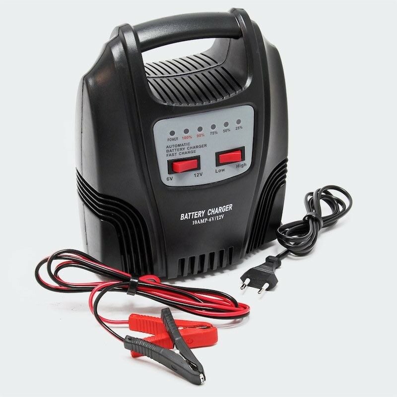 Le Poisson Qui Jardine - Chargeur 10A De Batterie Rapide Pour Batteries 6V Et 12V