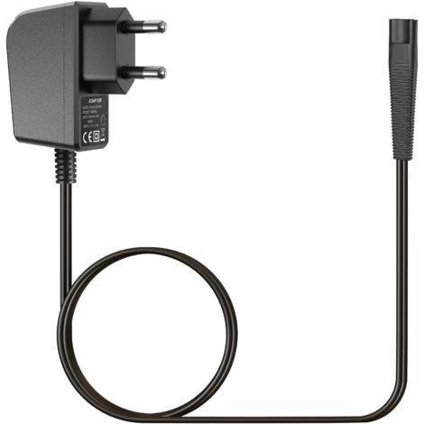 Chargeur 12V Compatible rasoir tondeuse Braun Séries 1/3/5/6/7/8/9 Silk épil séries 5/7/9 - Chargeur secteur Noir 1,5m Phonillico®