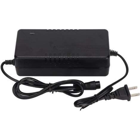 Chargeur 24V 1.5A avec Connecteur Aviation Femelle 3 Broches 12mm - Alimentation Sécurisée 100‑240V Prise US