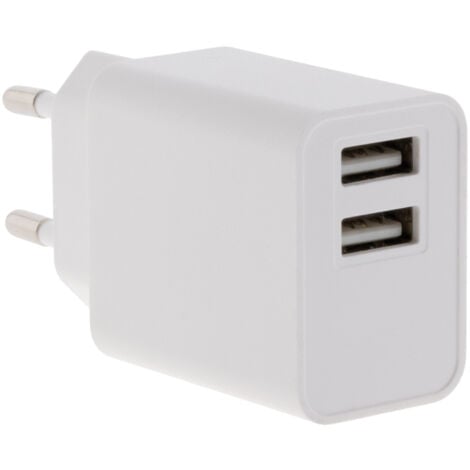 HBF Chargeur à 2 prises USB 2,4A