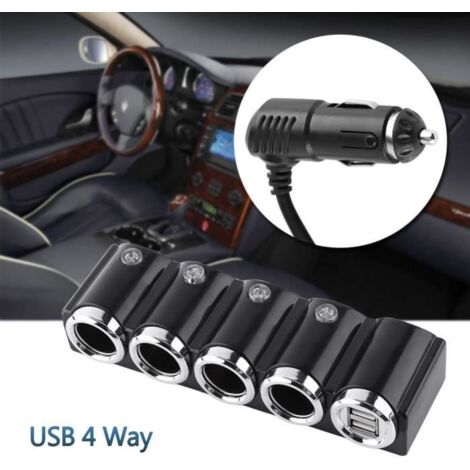Chargeur Allume Cigare Multiprise Universel Voiture USB DC 12 V / 24 V